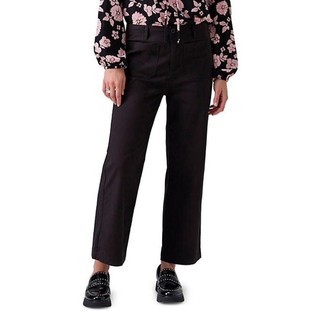 Social Standard by Sanctuary Ladies Juliet Twill Crop Pant Size 2 Black